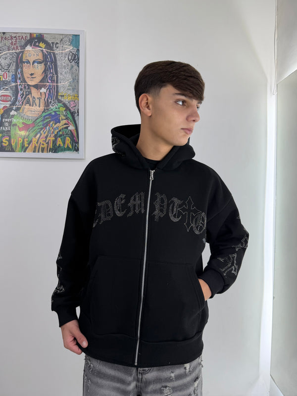 Felpa Zip Diamond