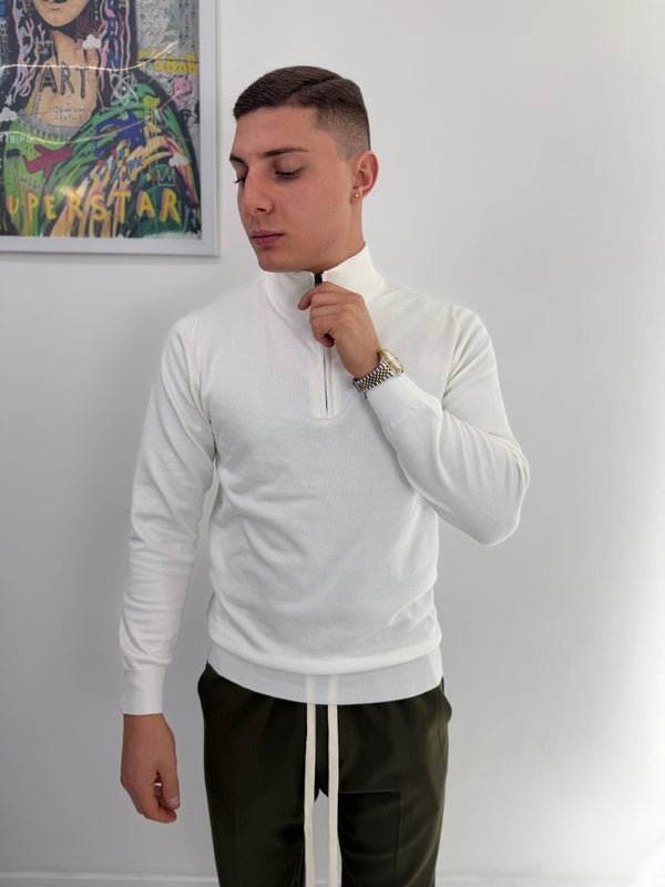 Maglioncino Mezzo Collo Zip